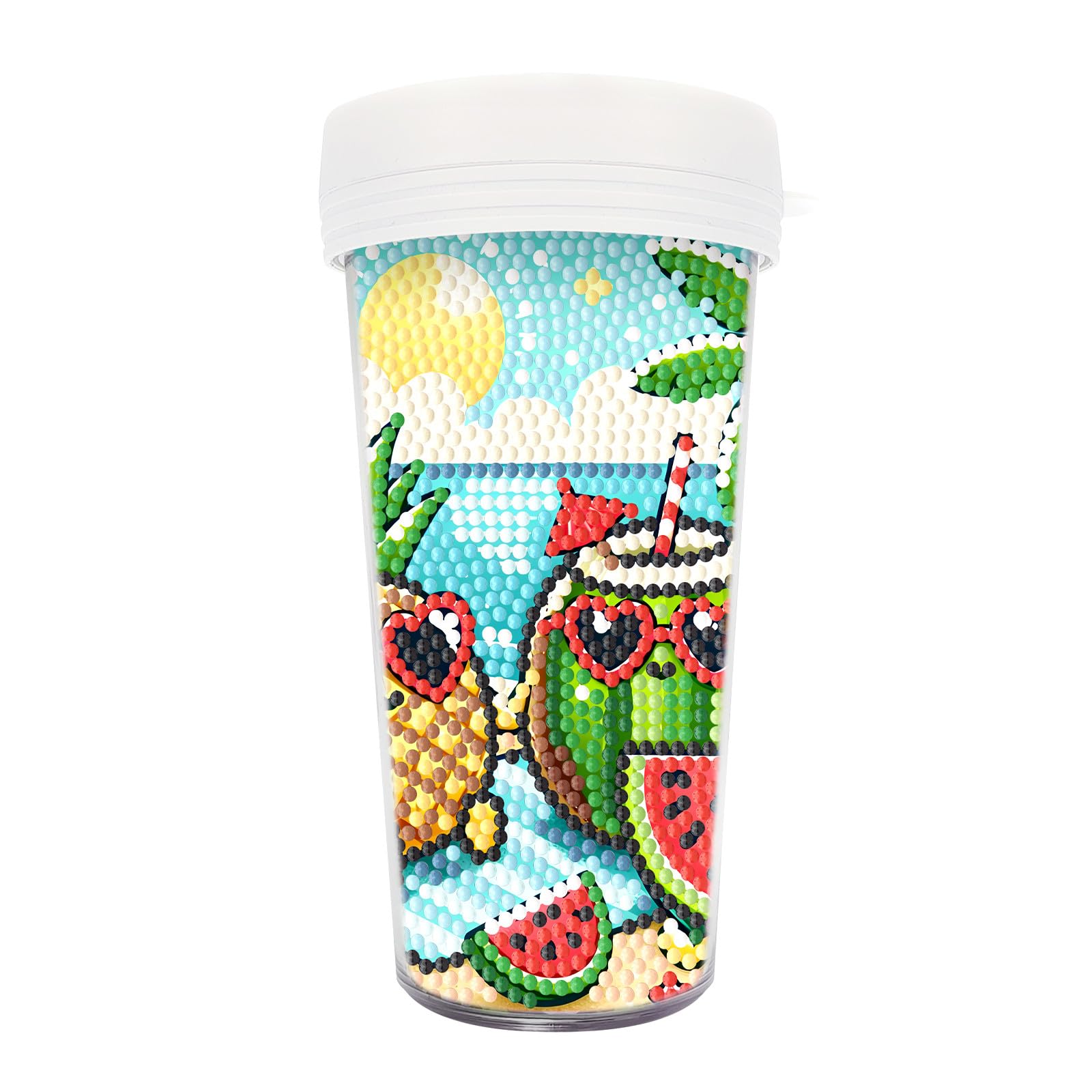 Generic Diamond Art Painting Mug Water Cup Kits, 470ml